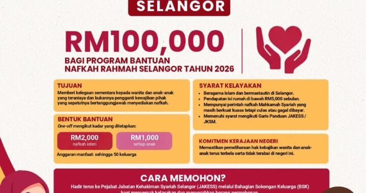 Bantuan Nafkah Rahmah Selangor 2026